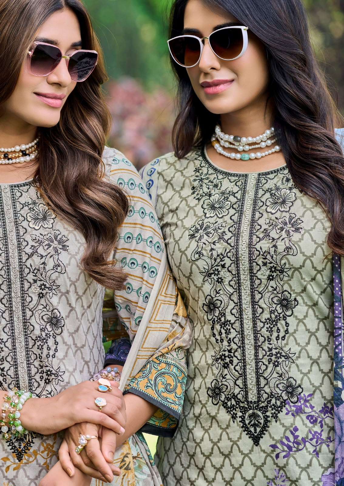 Ishaal Print Mah E Noor Vol 4 Pure Lawn Dress Material - Amrah Wholesale