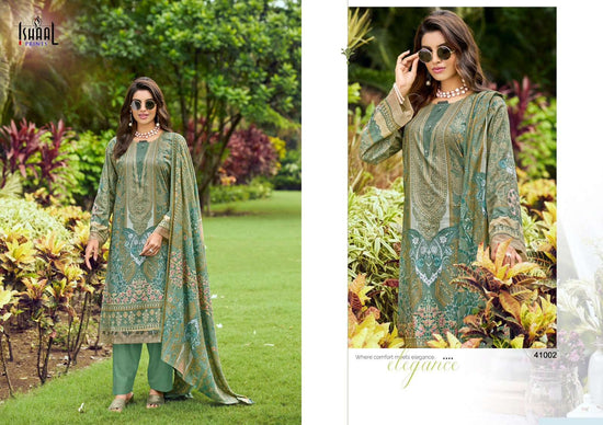 Ishaal Prints Gulmohar Vol 41 Pure Lawn Salwar Suit Wholesale