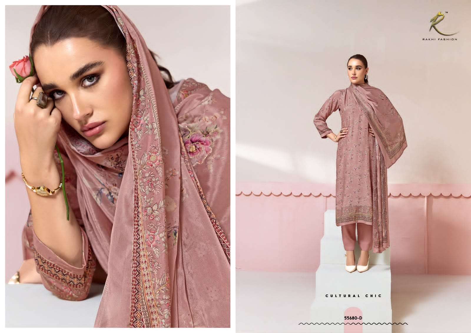 Ishaal Prints Gulmohar Vol 41 Pure Lawn Salwar Suit Wholesale
