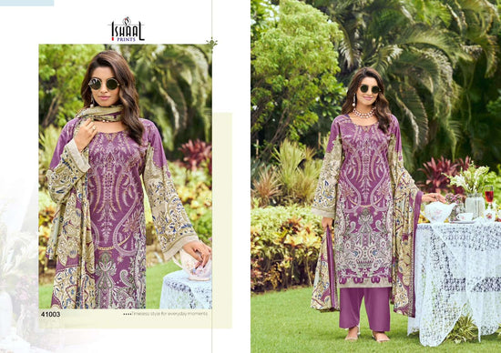 Ishaal Prints Gulmohar Vol 41 Pure Lawn Salwar Suit Wholesale