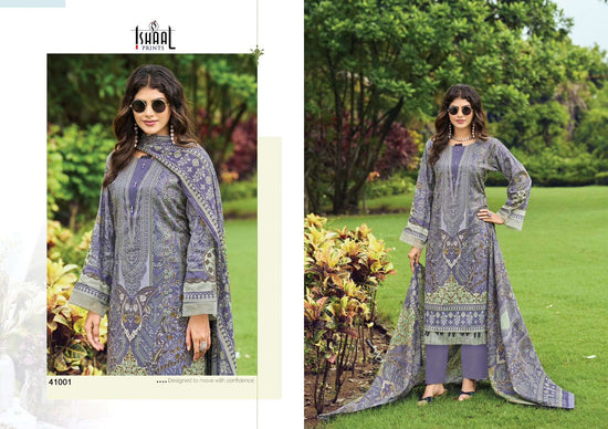 Ishaal Prints Gulmohar Vol 41 Pure Lawn Salwar Suit Wholesale