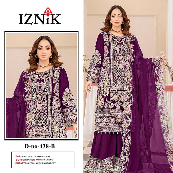 Iznik A - 438 Abcd Pakistani Suit Wholesale Catalogue - Amrah Wholesale