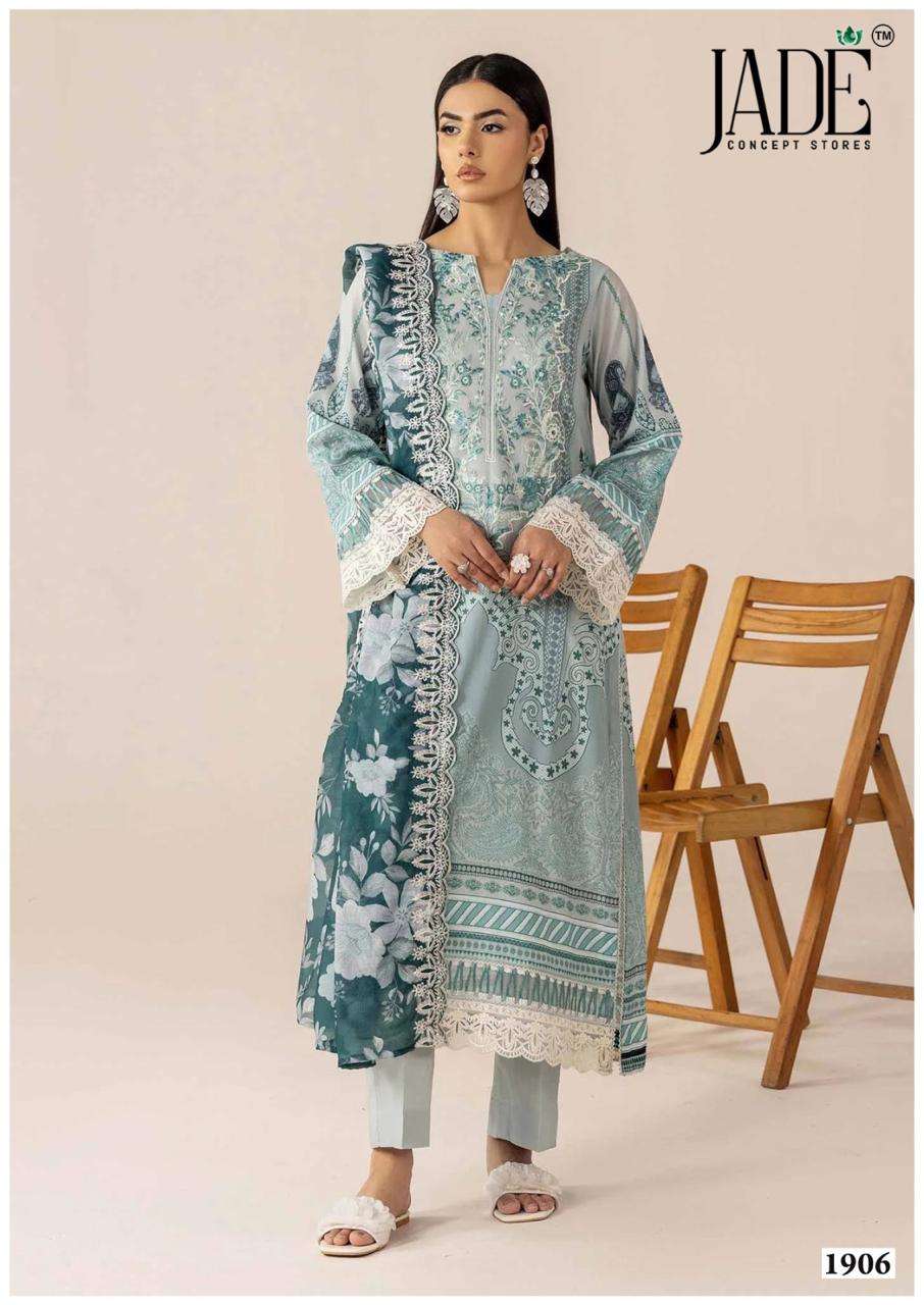 Jade Bin Saeed Vol 19 Pure Cotton Pakistani Suit