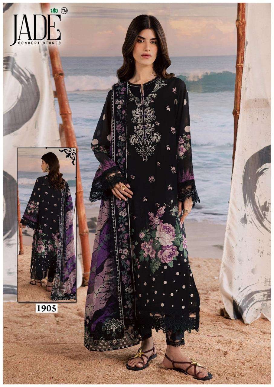 Jade Bin Saeed Vol 19 Pure Cotton Pakistani Suit