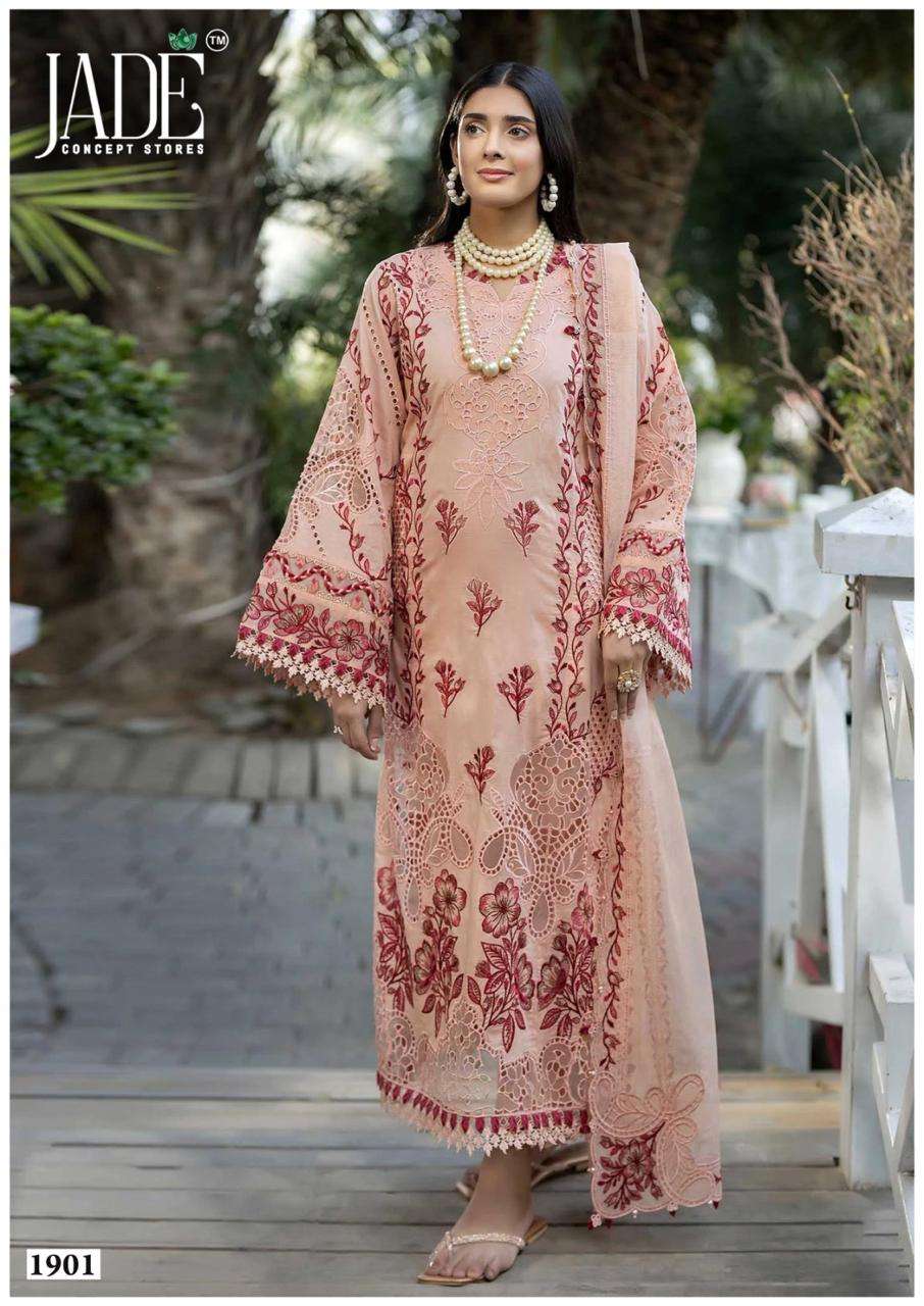 Jade Bin Saeed Vol 19 Pure Cotton Pakistani Suit