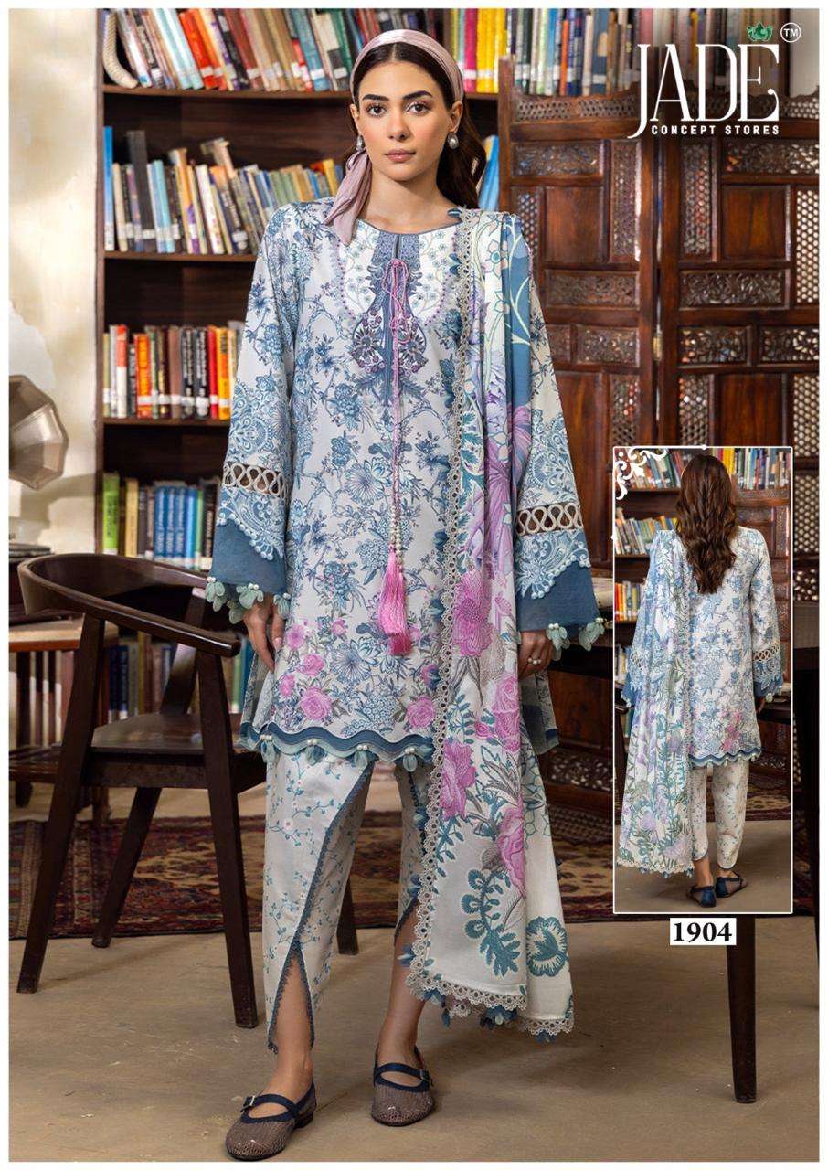 Jade Bin Saeed Vol 19 Pure Cotton Pakistani Suit