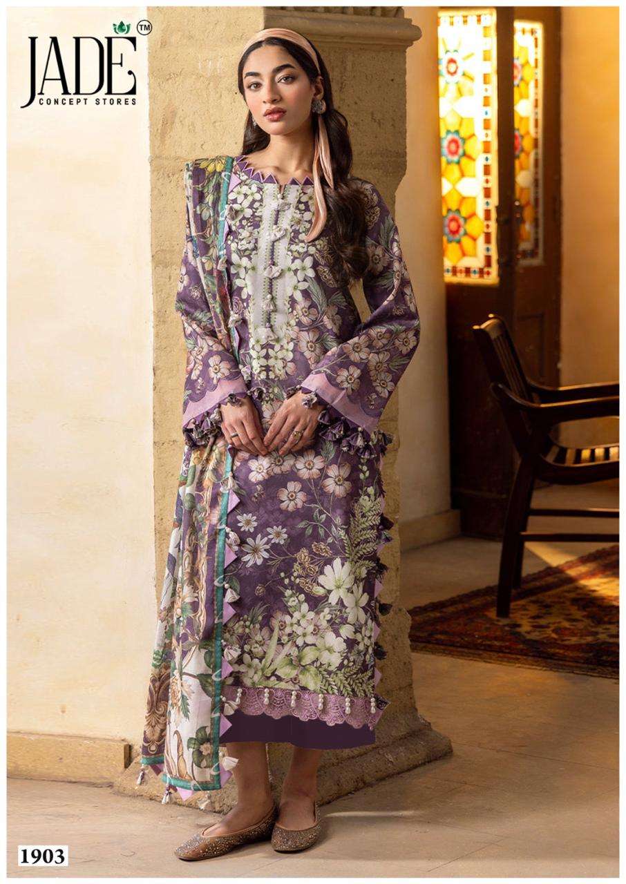Jade Bin Saeed Vol 19 Pure Cotton Pakistani Suit