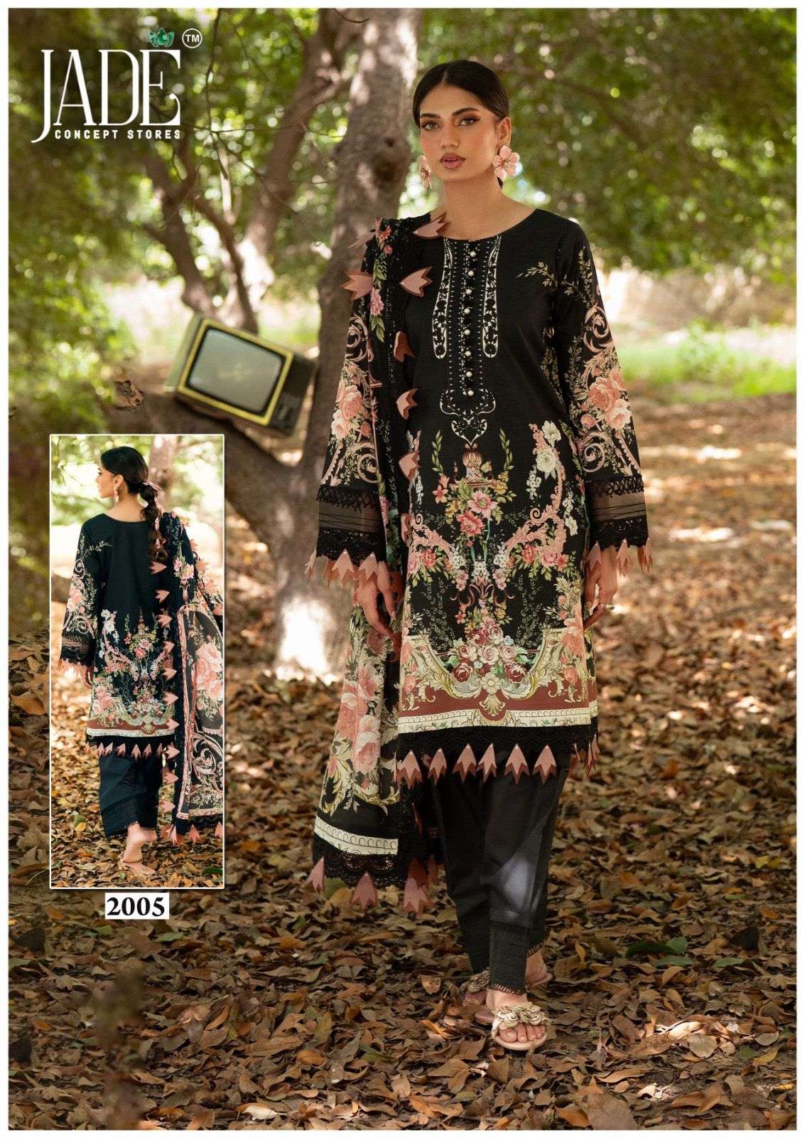Jade Bin Saeed Vol-20 Premium Cotton Printed Dress Material - Amrah Wholesale