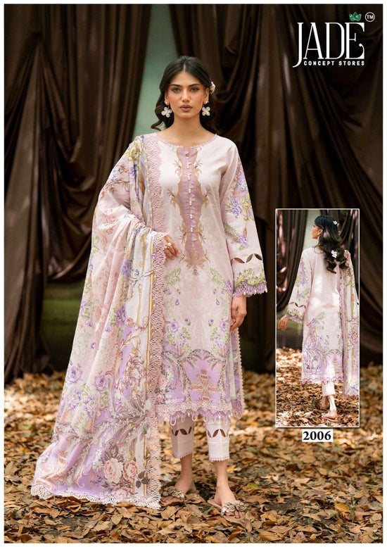 Jade Bin Saeed Vol-20 Premium Cotton Printed Dress Material - Amrah Wholesale