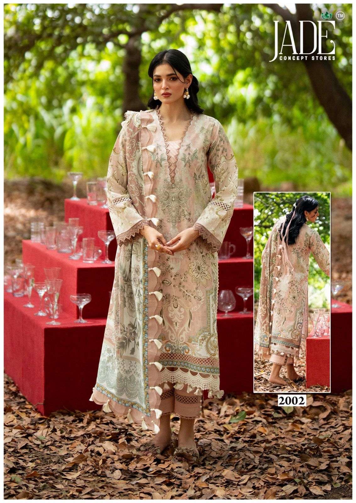 Jade Bin Saeed Vol-20 Premium Cotton Printed Dress Material - Amrah Wholesale