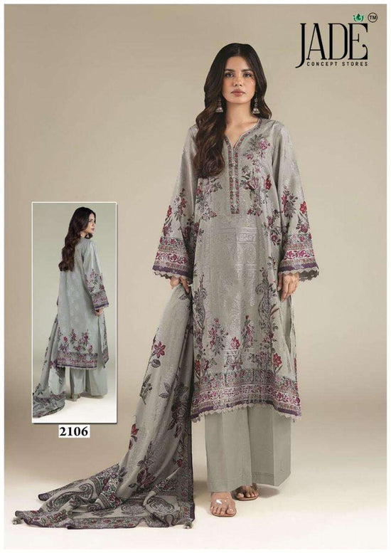 Jade Bin Saeed Vol-21 Cotton Printed Pakistani Suit Set
