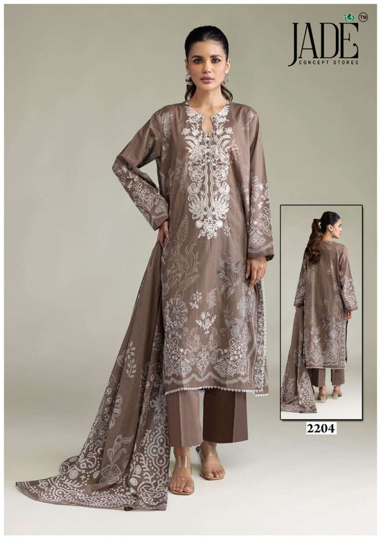 Jade Bin Saeed Vol-22 Cotton Printed Dress Material