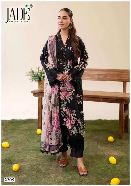 Jade Bin Saeed Vol-22 Cotton Printed Dress Material