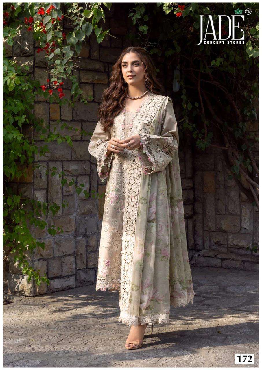 JADE CHEVRON Vol-18 Lawn Cotton Embroidered Unstitched Pakistani Suit