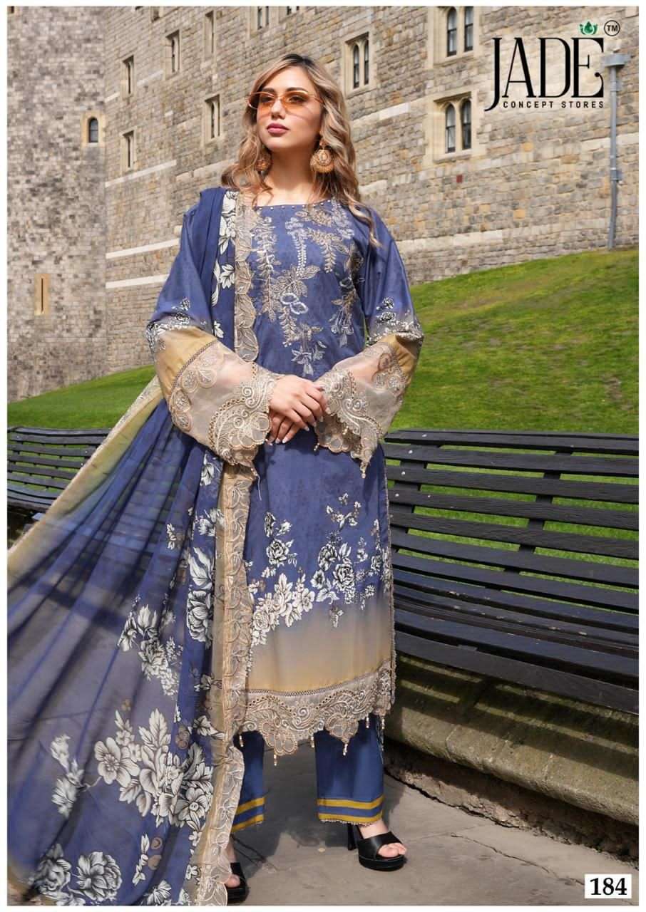 Jade Chevron Vol 19 Pure Heavy Cotton Dress Material Collection