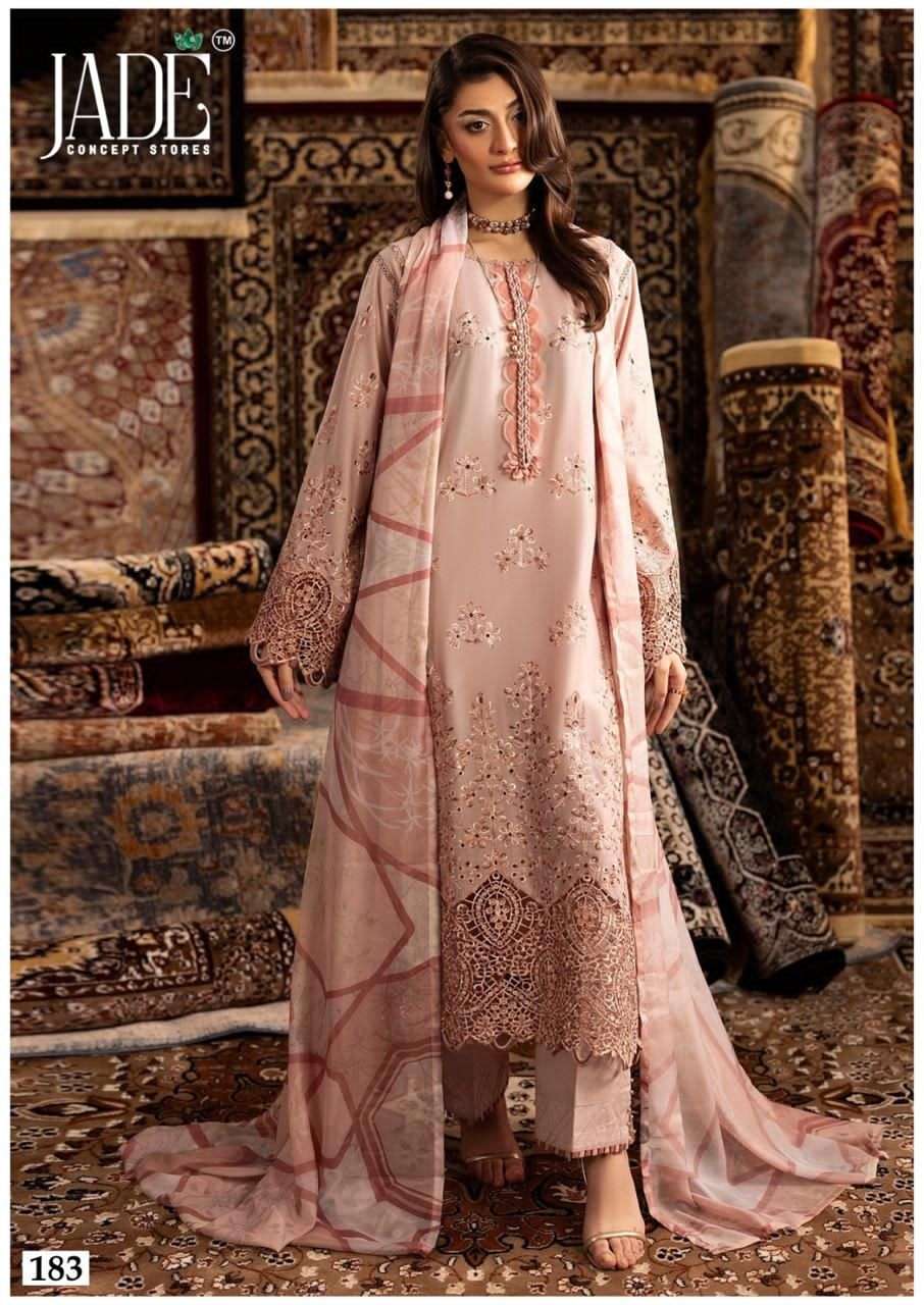Jade Chevron Vol 19 Pure Heavy Cotton Dress Material Collection