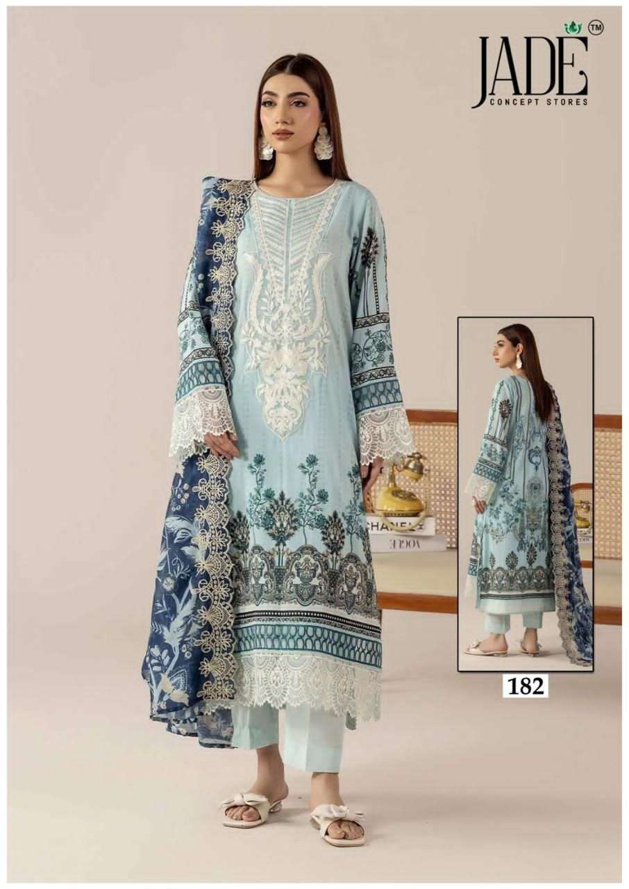 Jade Chevron Vol 19 Pure Heavy Cotton Dress Material Collection