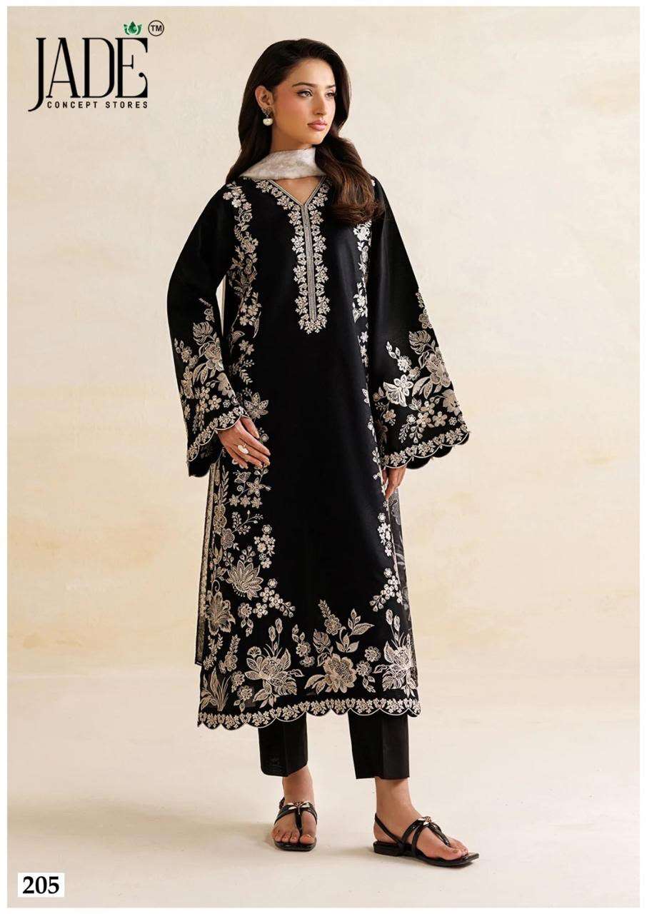 Jade Chevron Vol-21 Cotton Embroidered Pakistani Suit