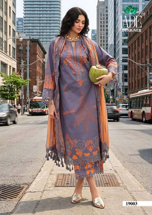 JADE CRIMSON VOL-19 Cotton Lawn Printed Pakistani Dress Material Wholesale - Amrah Wholesale