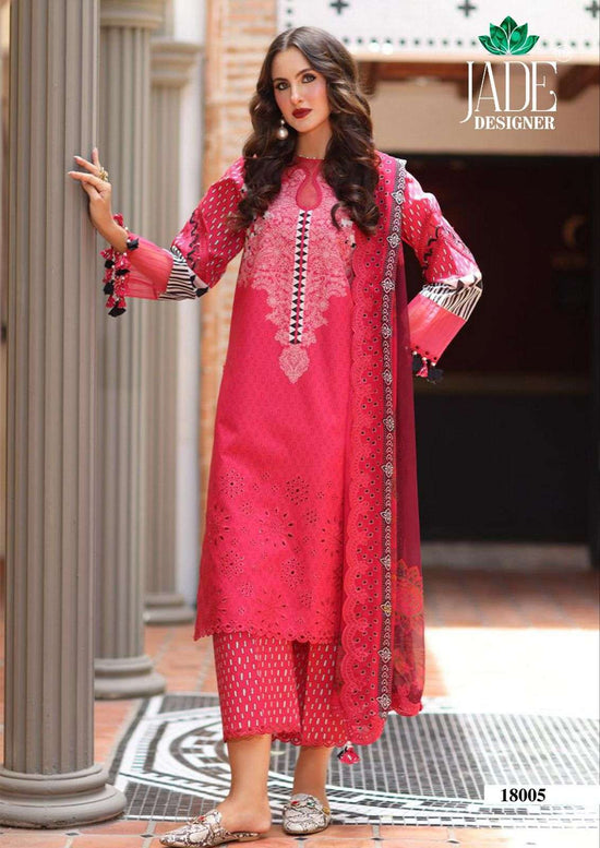 Jade Crimsons Vol 18 Heavy Cotton Dress Material - Amrah Wholesale