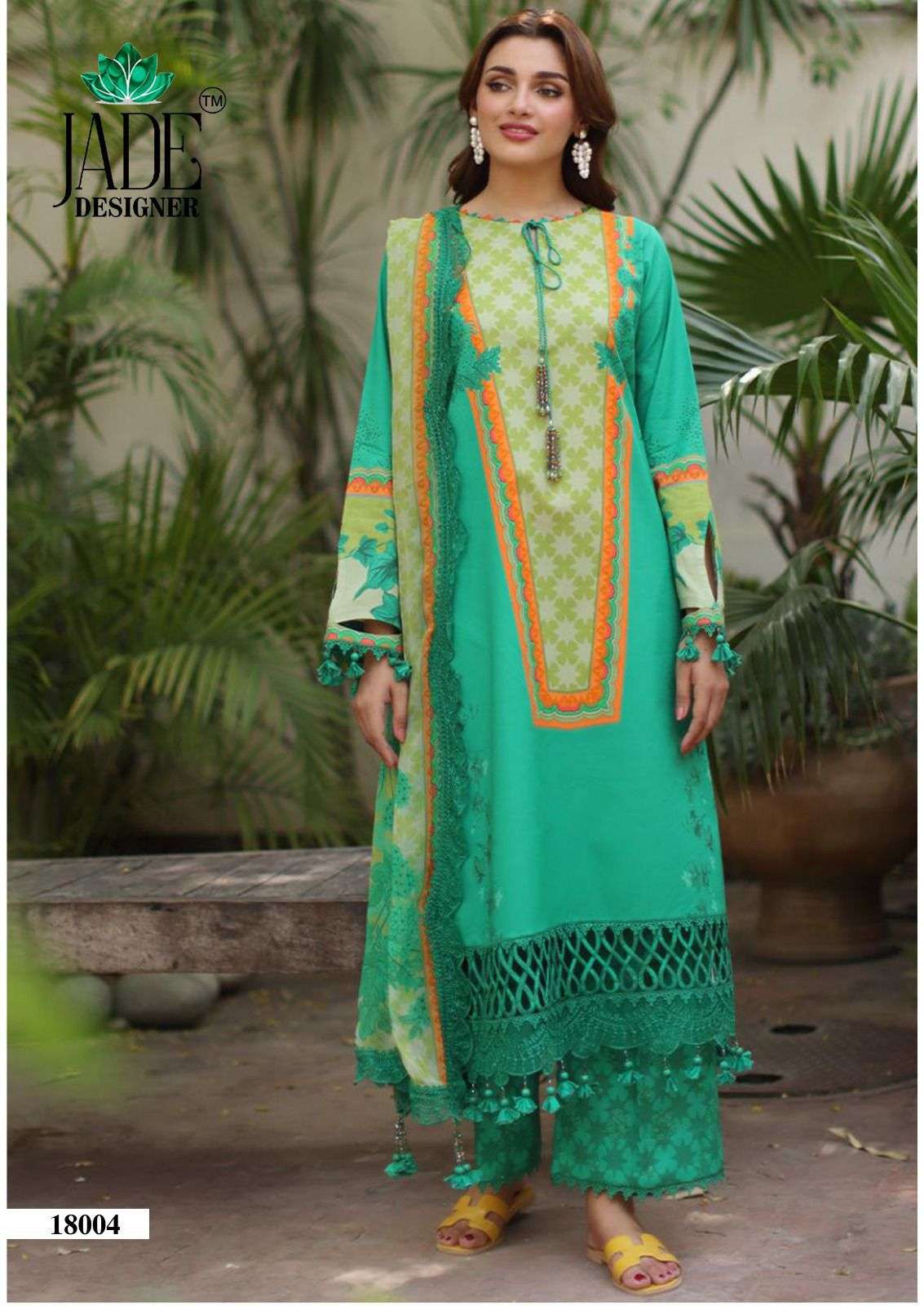 Jade Crimsons Vol 18 Heavy Cotton Dress Material - Amrah Wholesale
