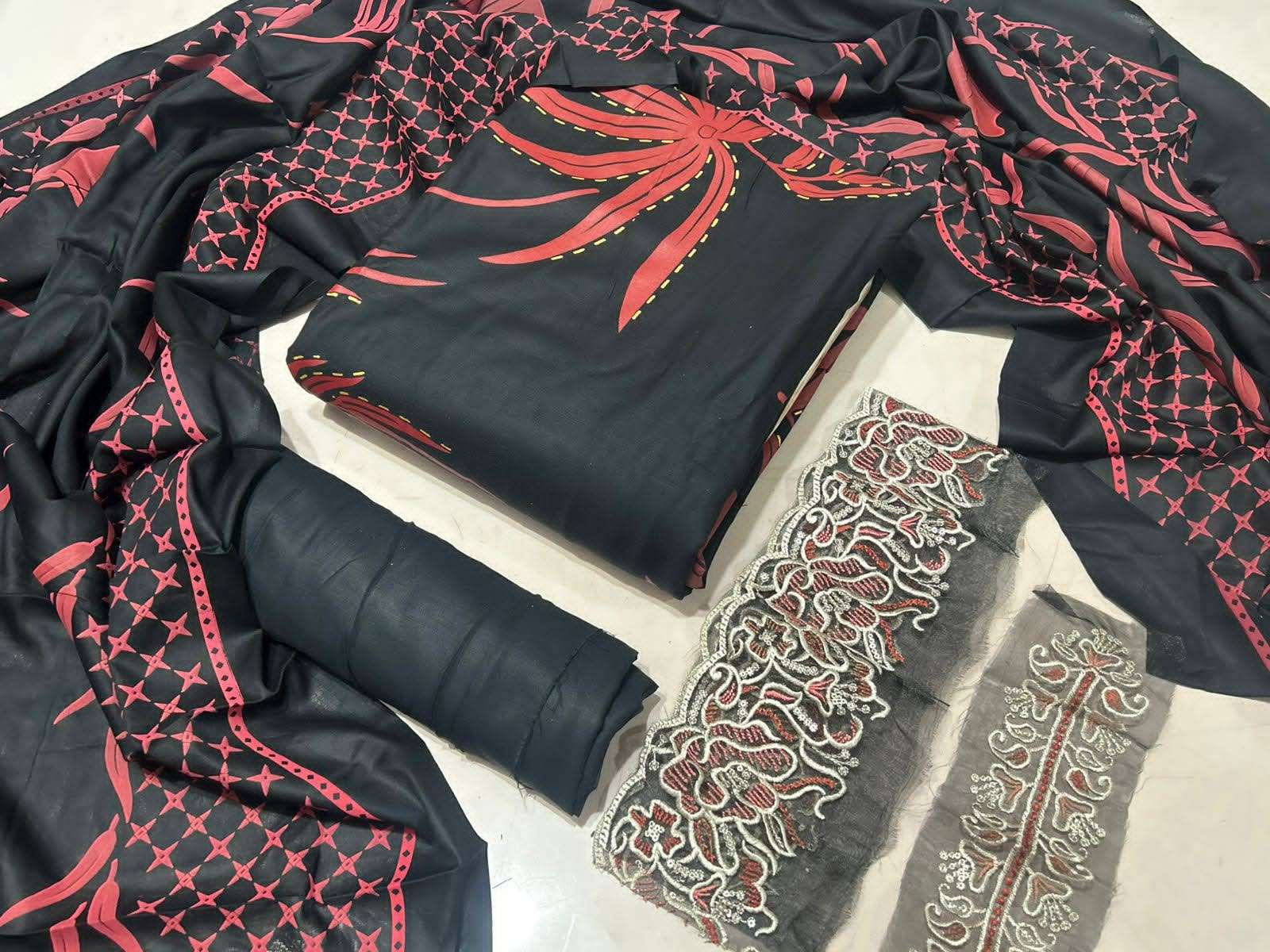 Jade Turkish Vol 1 Rayon Foil Print Dress Material - Amrah Wholesale