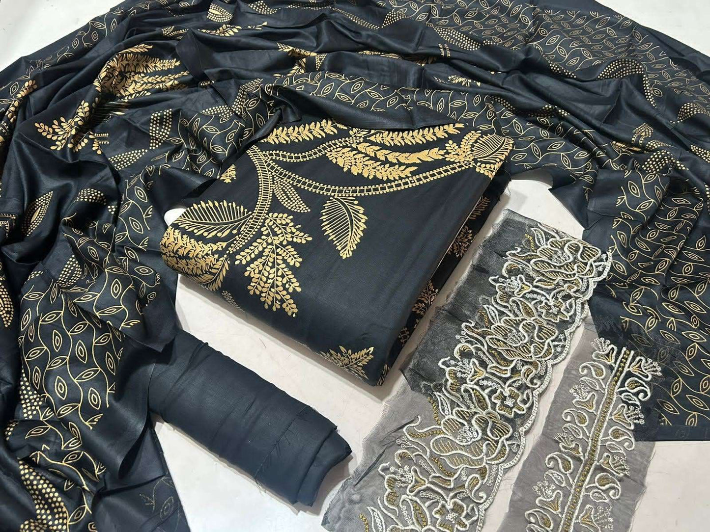 Jade Turkish Vol 1 Rayon Foil Print Dress Material - Amrah Wholesale