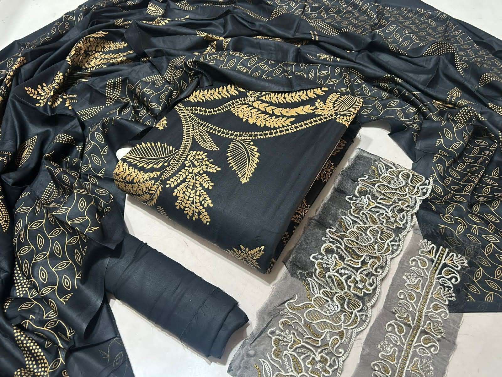 Jade Turkish Vol 1 Rayon Foil Print Dress Material - Amrah Wholesale