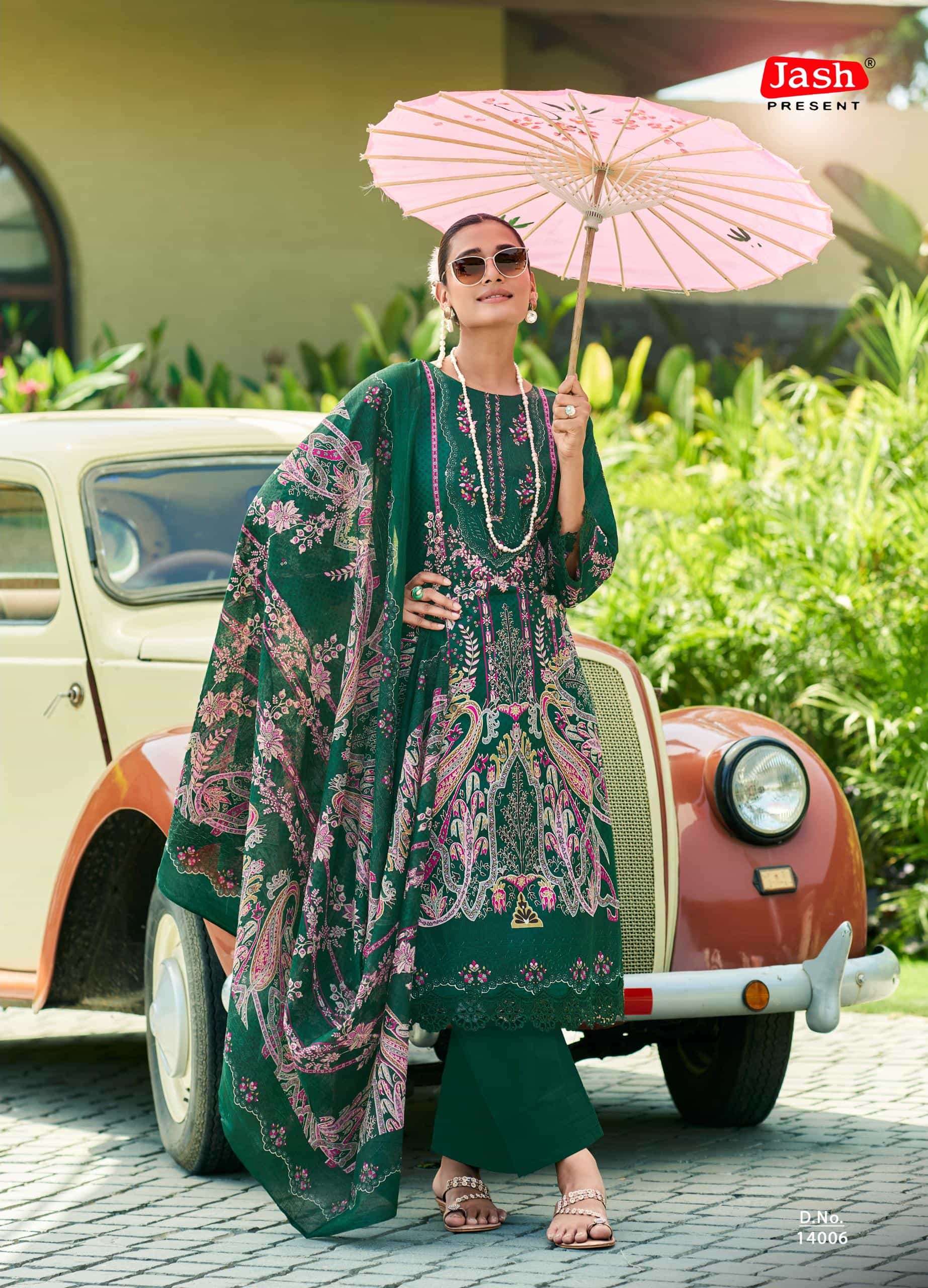JASH Bellisha Vol 14 Cotton Printed Pakistani Suit