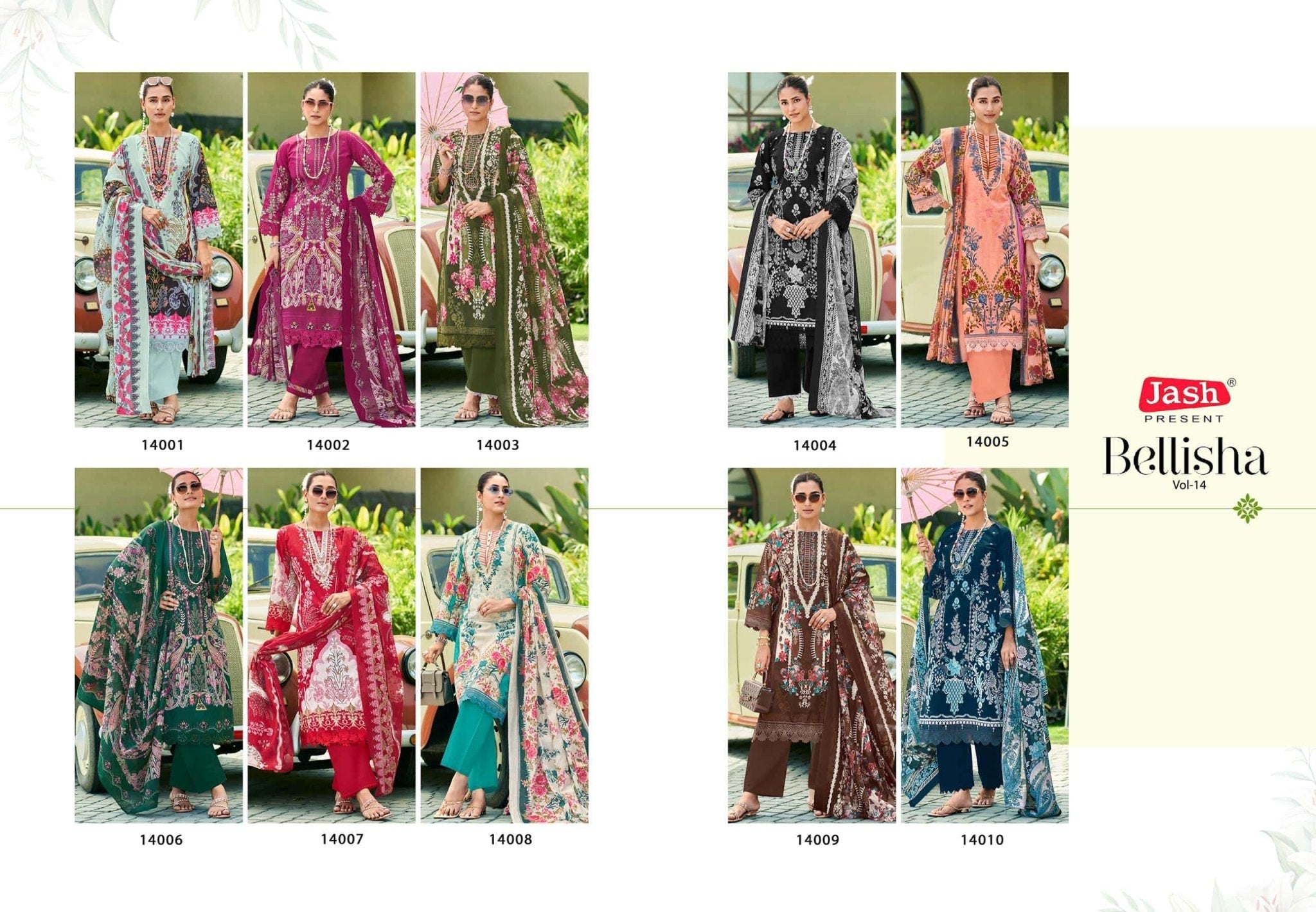 JASH Bellisha Vol 14 Cotton Printed Pakistani Suit - Amrah Wholesale