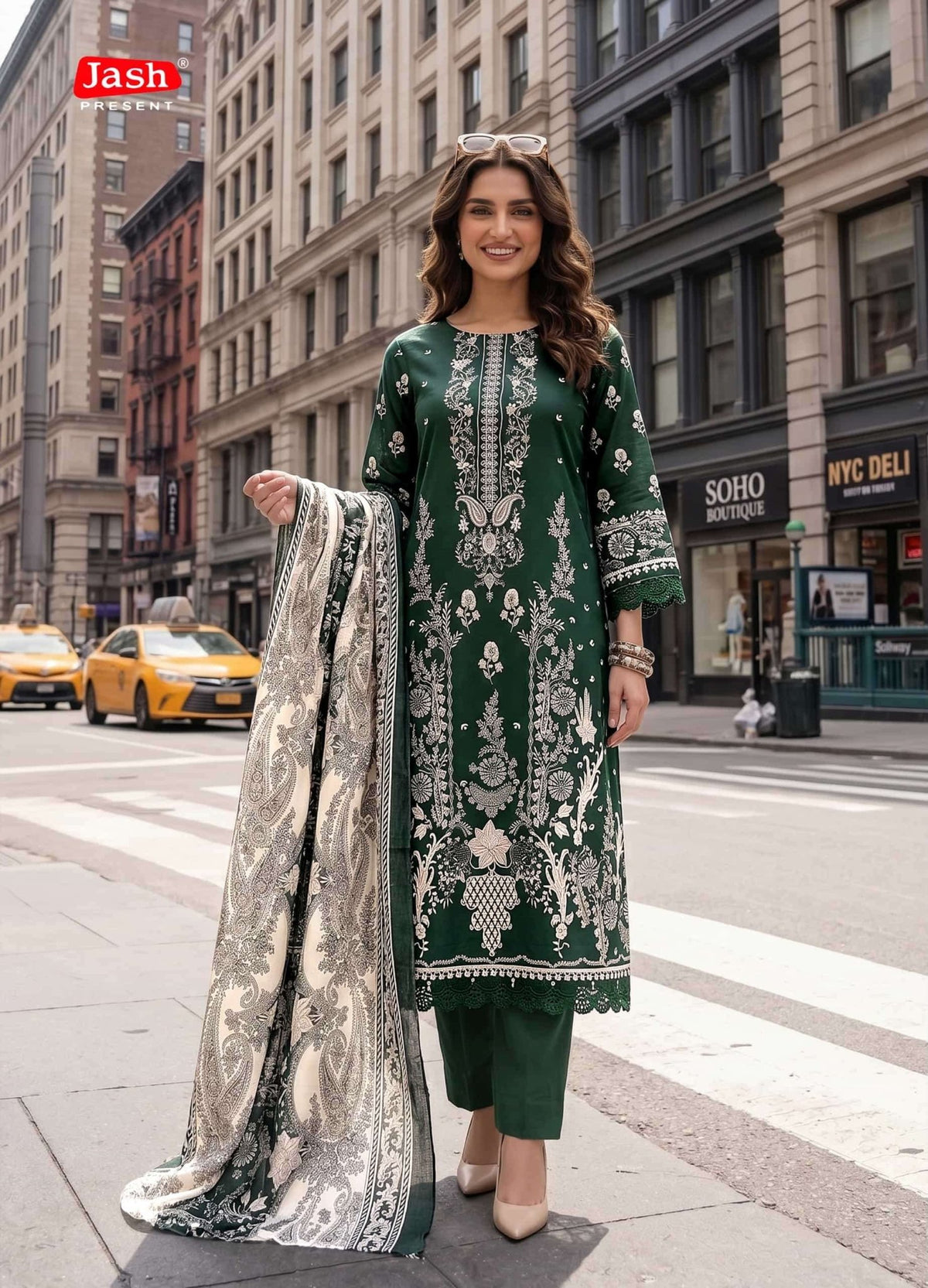 Jash Elliza Vol 56 Pure Cotton Dress Material - Amrah Wholesale
