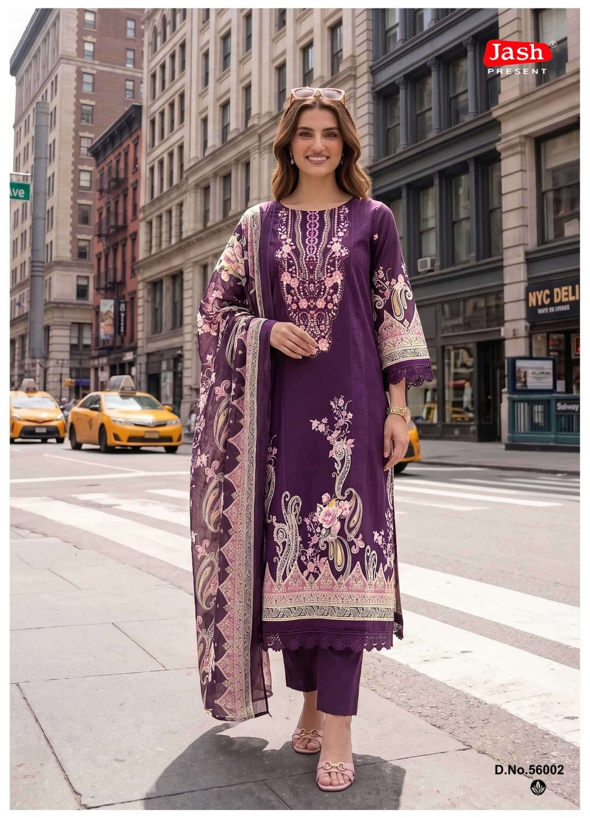 Jash Elliza Vol 56 Pure Cotton Dress Material - Amrah Wholesale