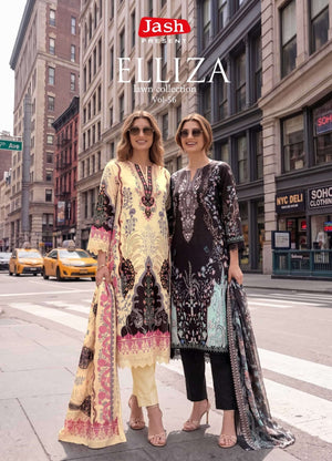 Jash Elliza Vol 56 Pure Cotton Dress Material - Amrah Wholesale