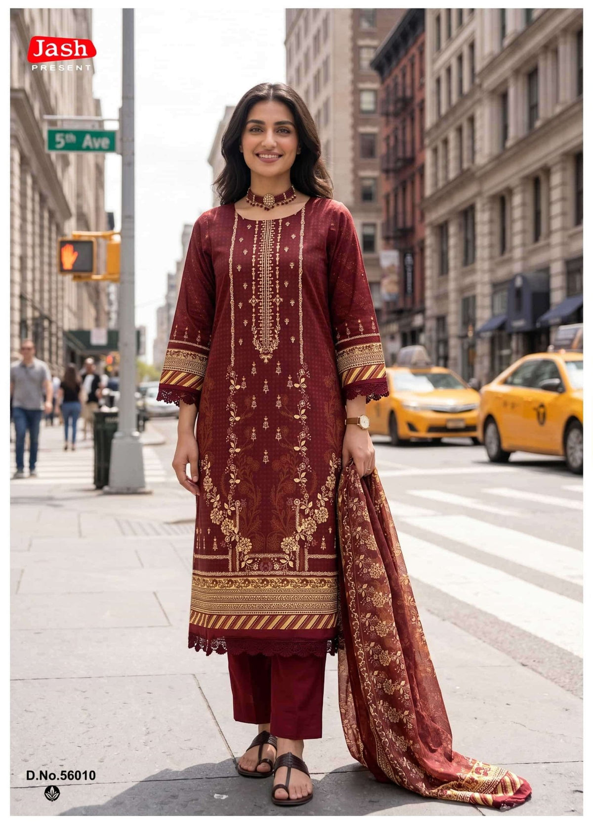 Jash Elliza Vol 56 Pure Cotton Dress Material - Amrah Wholesale