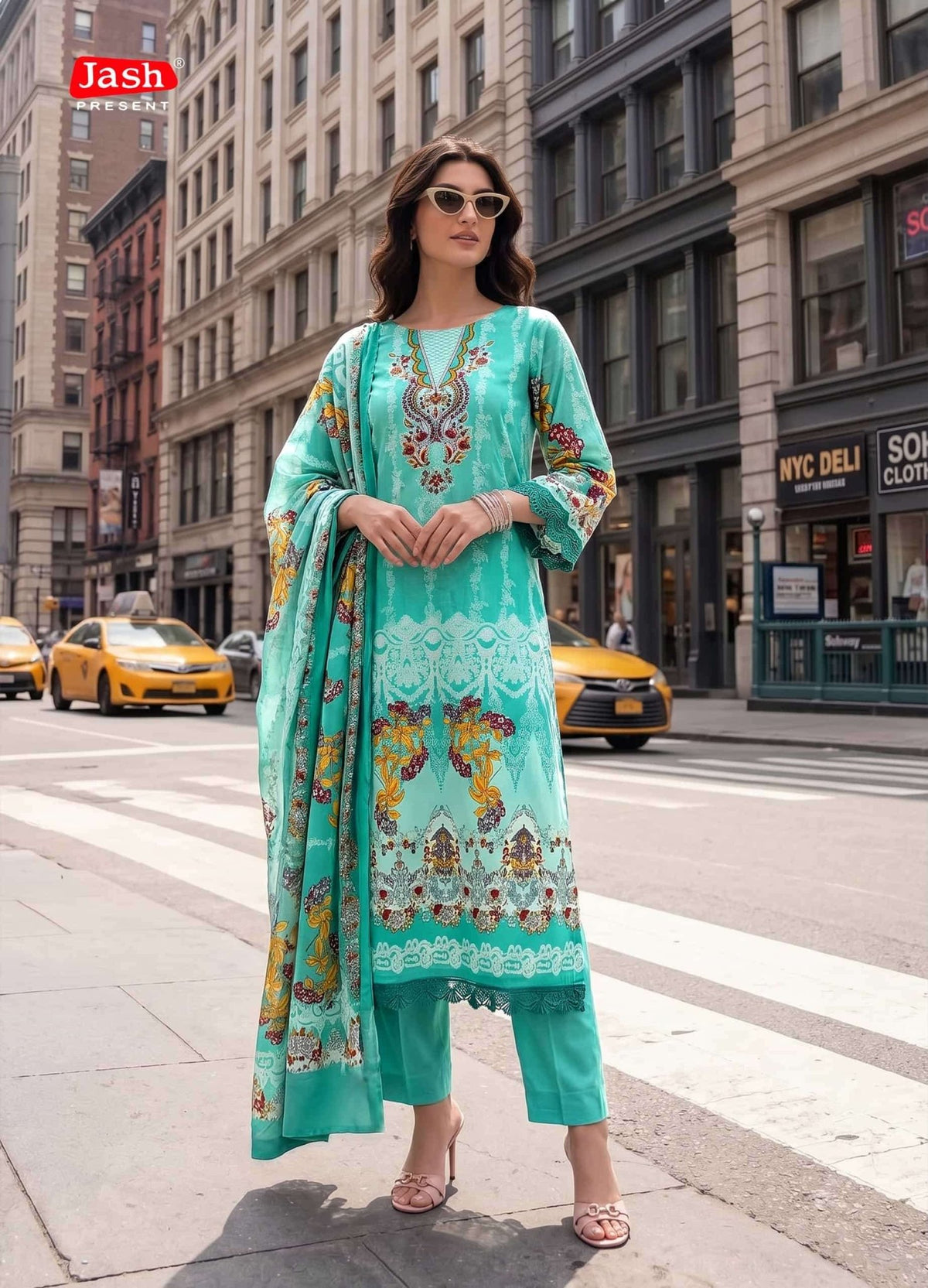 Jash Elliza Vol 56 Pure Cotton Dress Material - Amrah Wholesale