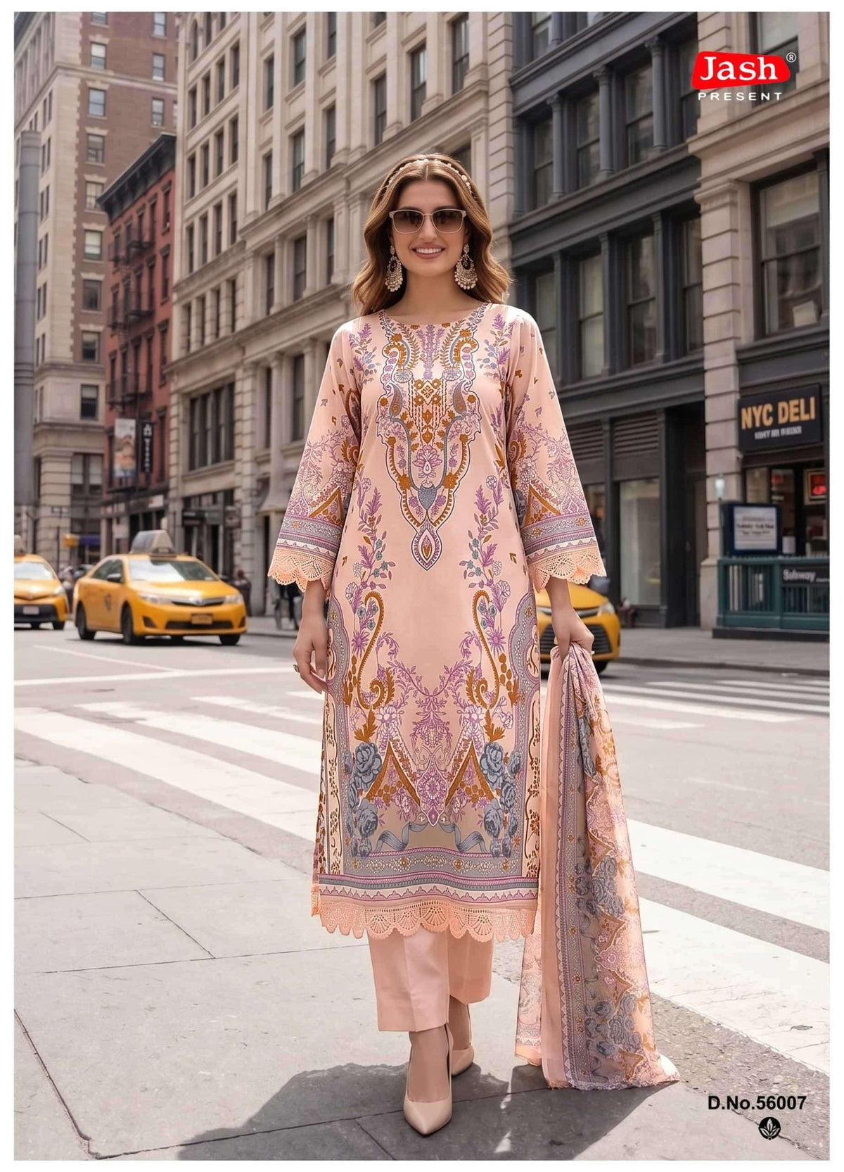 Jash Elliza Vol 56 Pure Cotton Dress Material - Amrah Wholesale