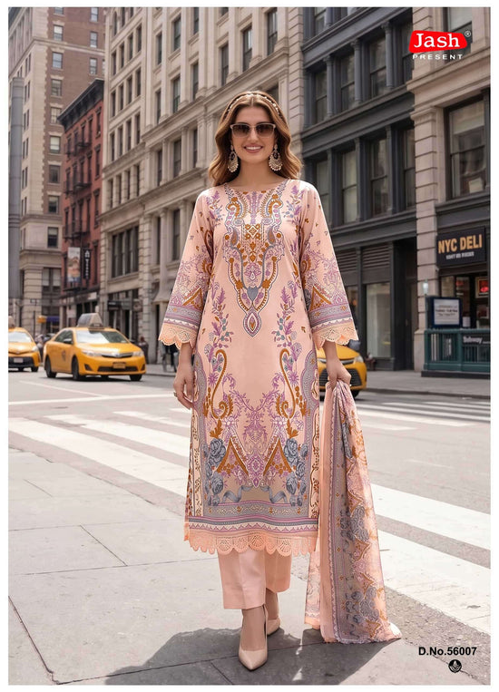 Jash Elliza Vol 56 Pure Cotton Dress Material