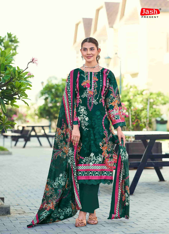 Jash Elliza Vol 57 Pure Cotton Dress Material