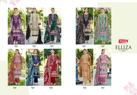 Jash Elliza Vol 57 Pure Cotton Dress Material