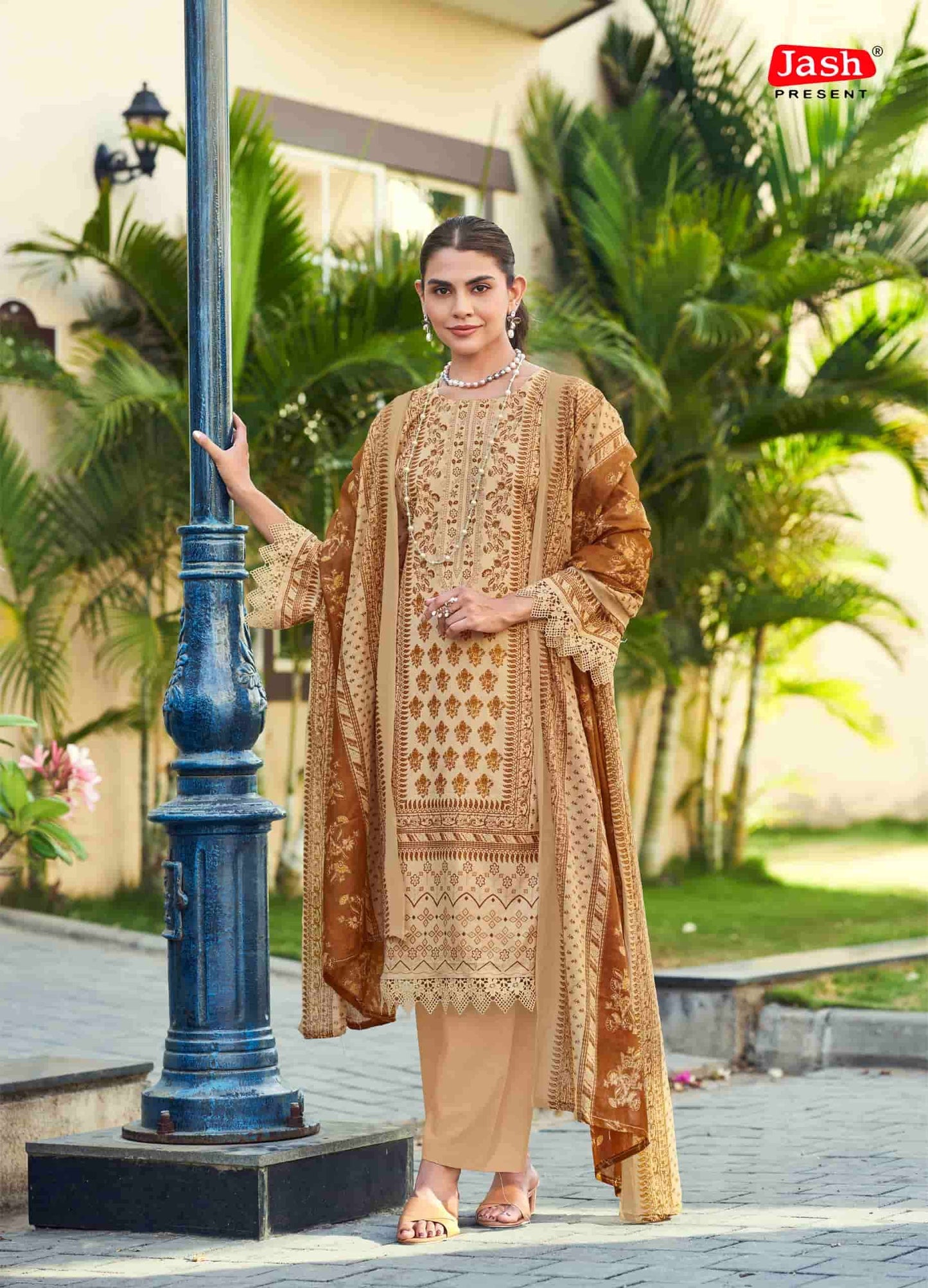 Jash Elliza Vol 57 Pure Cotton Dress Material