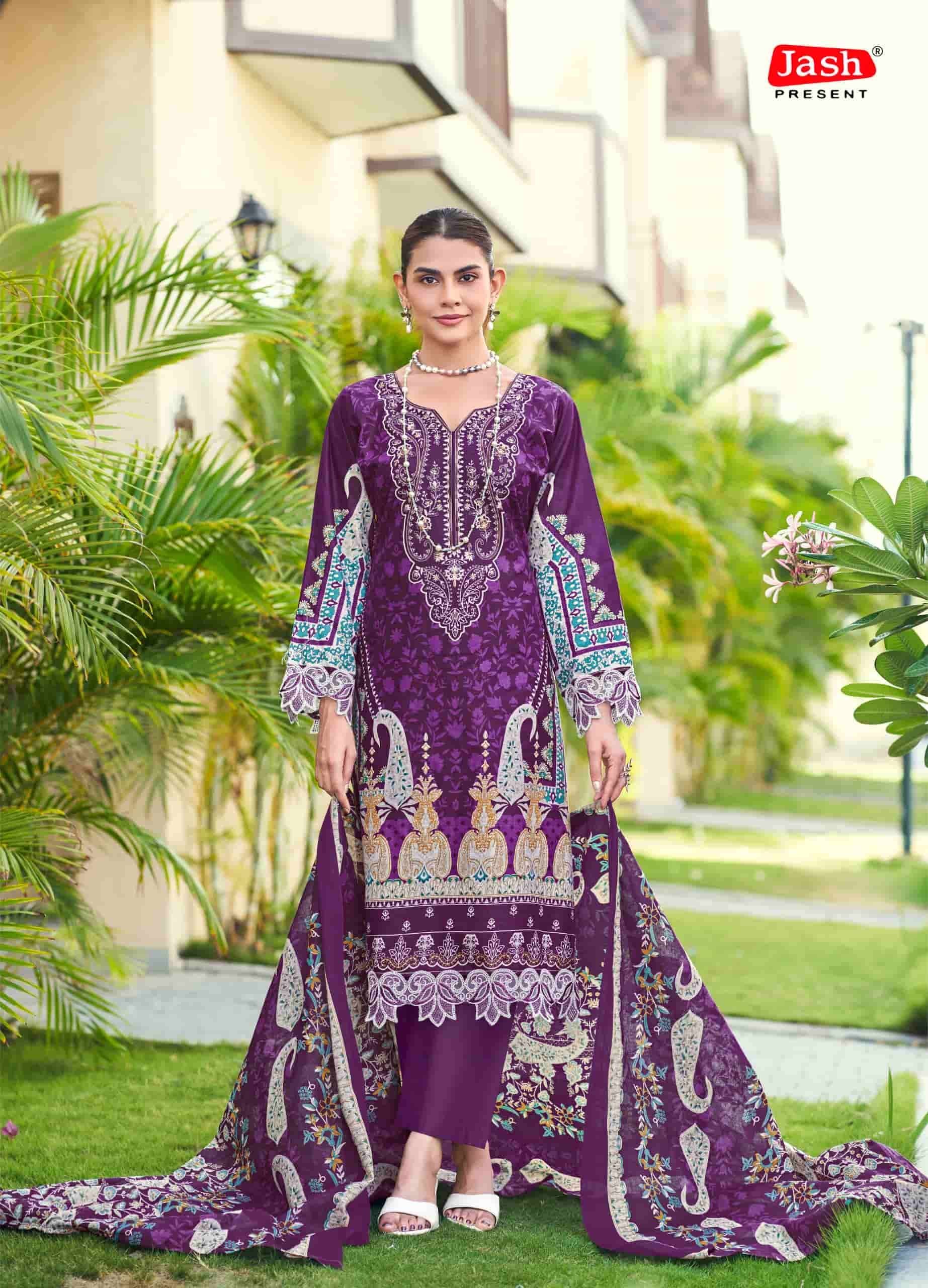 Jash Elliza Vol 57 Pure Cotton Dress Material