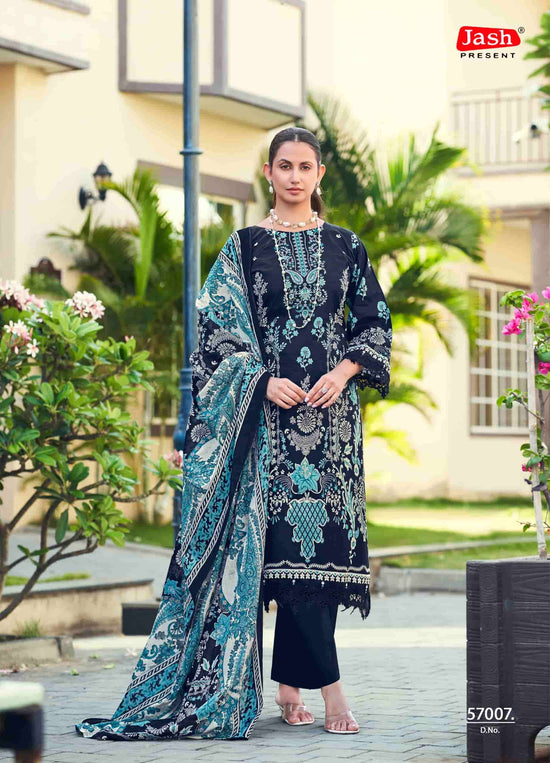 Jash Elliza Vol 57 Pure Cotton Dress Material