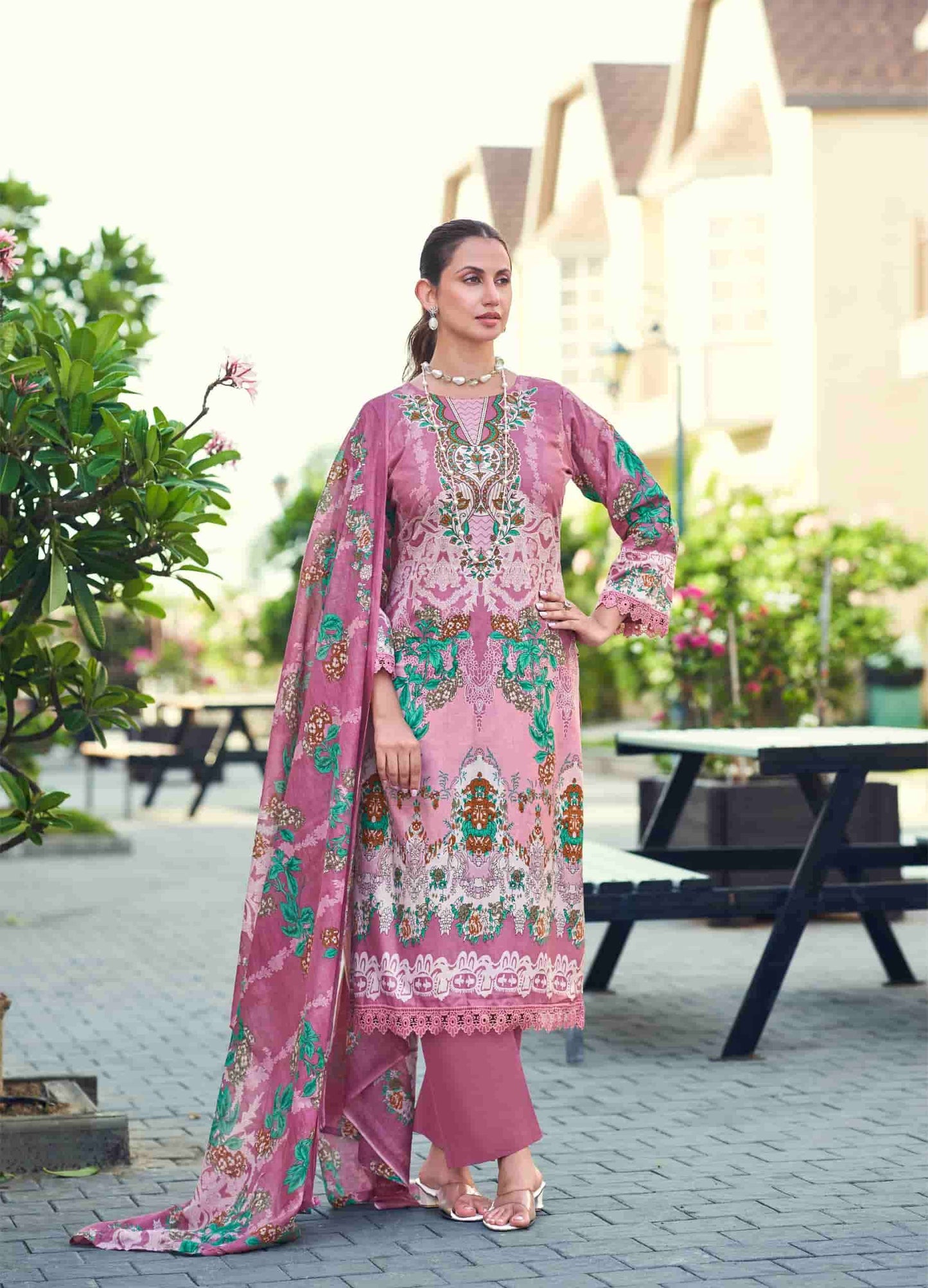 Jash Elliza Vol 57 Pure Cotton Dress Material