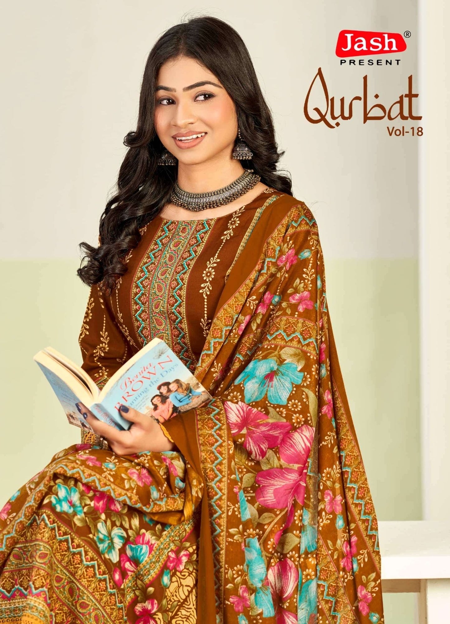 Jash Qurbat Vol 18 Printed Cotton Dress Material - Amrah Wholesale