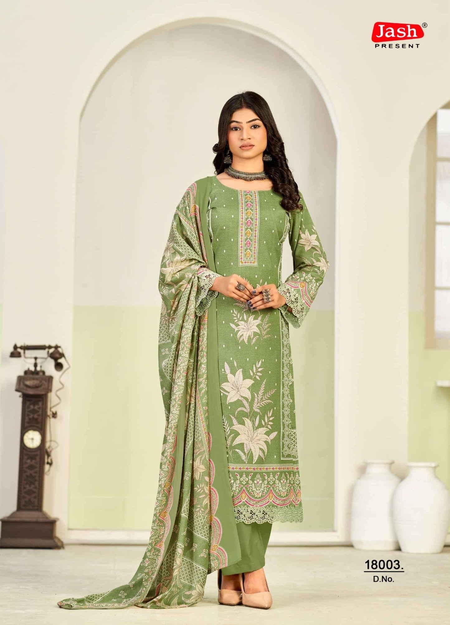 Jash Qurbat Vol 18 Printed Cotton Dress Material - Amrah Wholesale