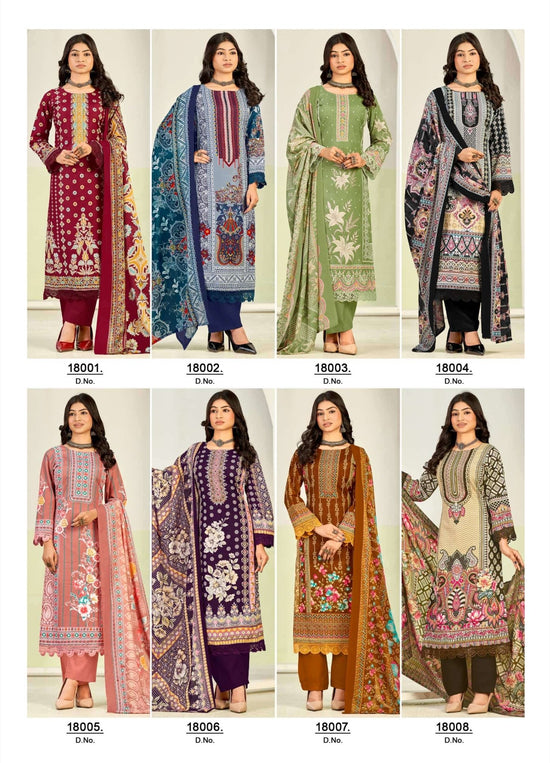 Jash Qurbat Vol 18 Printed Cotton Dress Material - Amrah Wholesale