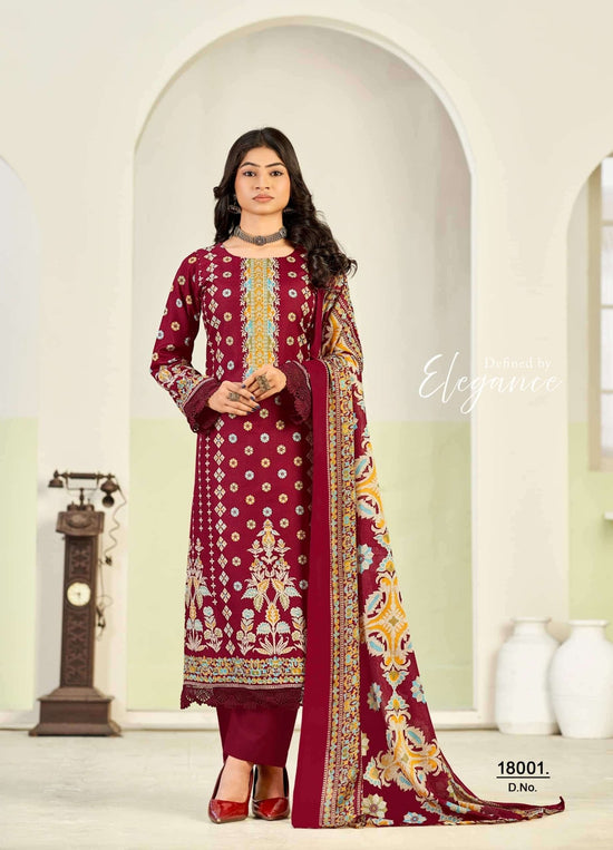Jash Qurbat Vol 18 Printed Cotton Dress Material - Amrah Wholesale