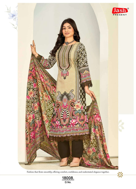Jash Qurbat Vol 18 Printed Cotton Dress Material - Amrah Wholesale