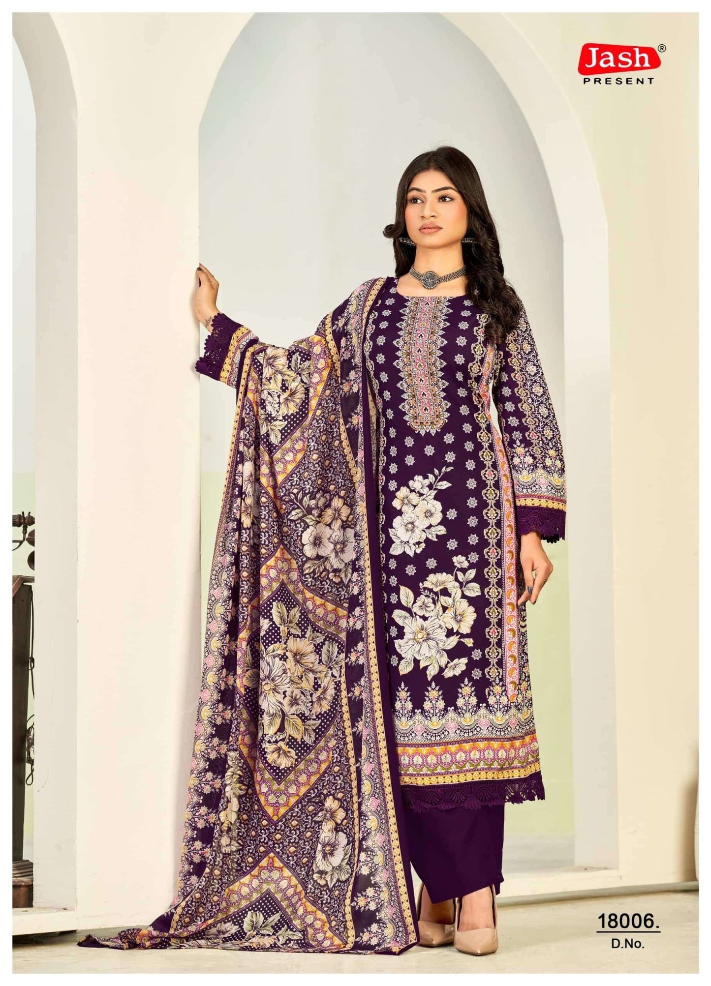 Jash Qurbat Vol 18 Printed Cotton Dress Material - Amrah Wholesale