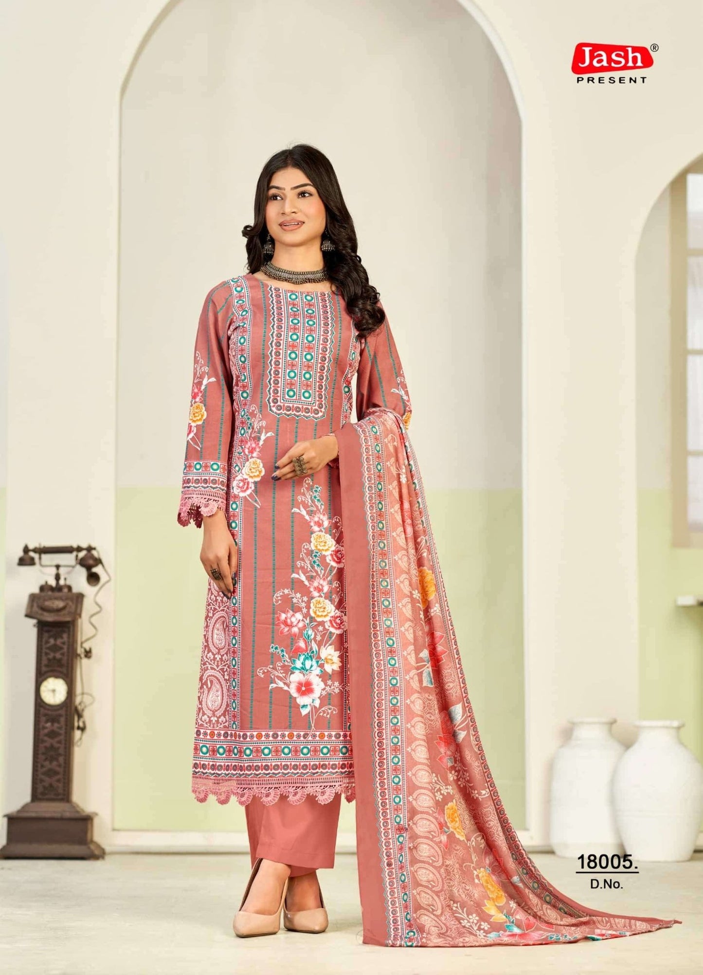 Jash Qurbat Vol 18 Printed Cotton Dress Material - Amrah Wholesale
